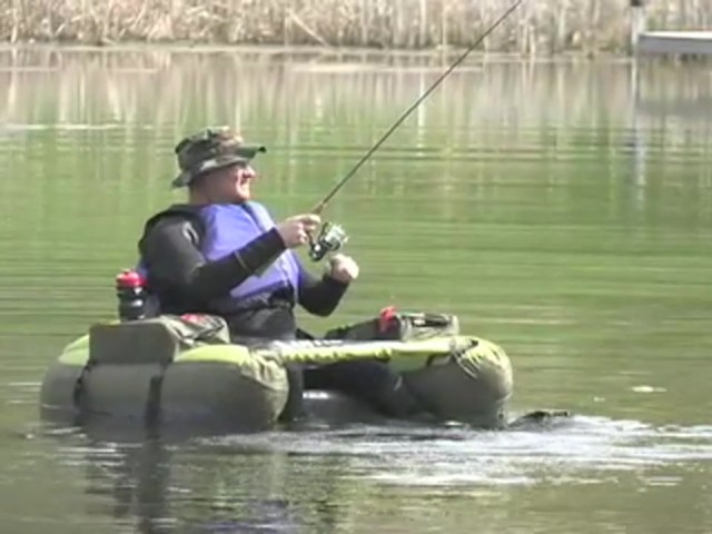 Classic Accessories&#153; Cumberland Float Tube Apple / Olive Drab - image 2 from the video